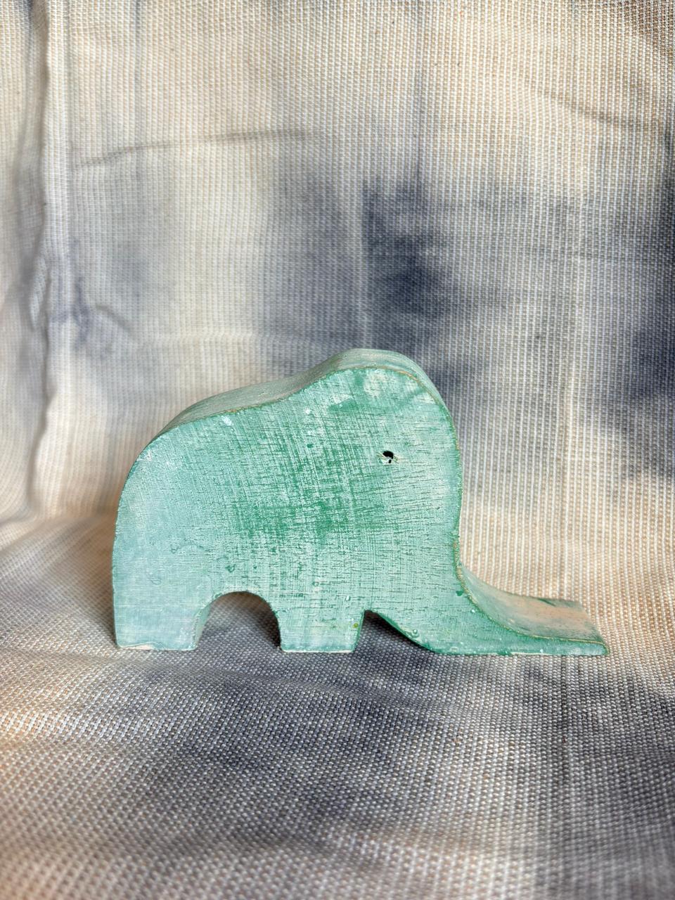 Elephant Door Stopper - Green 